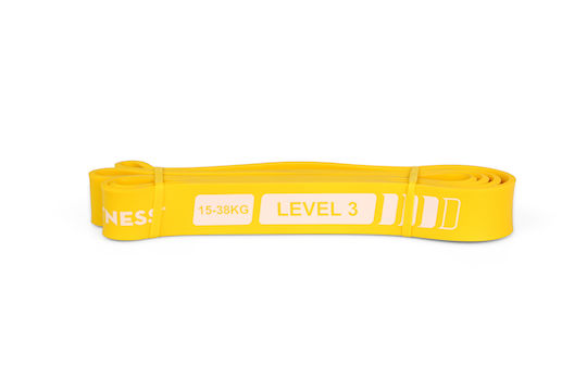 MegaFitness Widerstandsbänder Loop Schwer Gelbe 2.08m