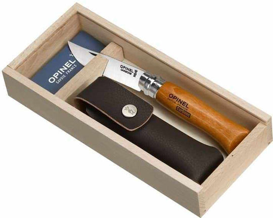 Opinel Νο.08 Σουγιάς Καφέ σε Θήκη
