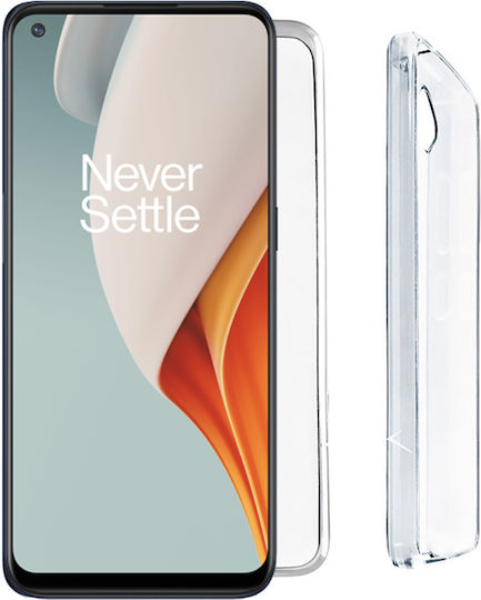 Volte-Tel Slimcolor Air Umschlag Rückseite Silikon 2mm Transparent (OnePlus Nord N100)