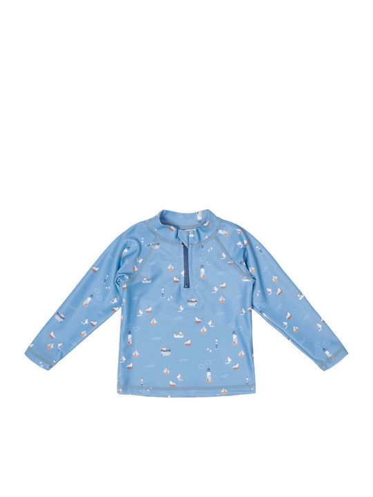 Little Dutch Sailors Bay Kids Swimwear Long Sleeve Shirt Dark Blue