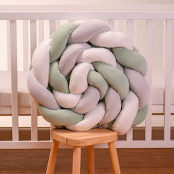 abo Bettumrandungen Geflochten Innerhalb Mint, White, Grey 20x210cm