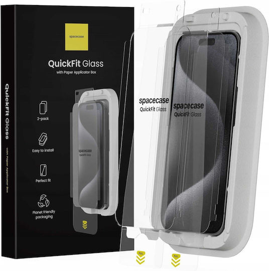 Spacecase Tempered Glass 2buc (iPhone 15 Pro Max)
