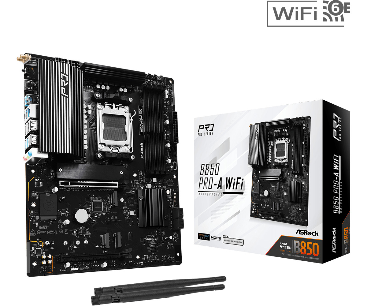ASRock B850 Pro-A WiFi Motherboard ATX με AMD AM5 Socket