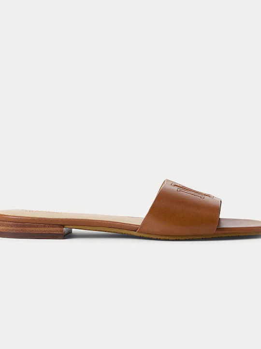 Ralph Lauren Everley Δερμάτινα Γυναικεία Σανδάλ...