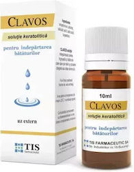 Soluție Keratolitică pentru Îndepărtarea Calusurilor Clavos 10ml Tis Pharmaceutical