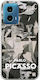 Pablo Picasso Motorola Moto G34 5G Flexible TPU Transparent Silicone
