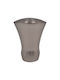 Grace Curtain wood end made of Metal Silver 2pcs