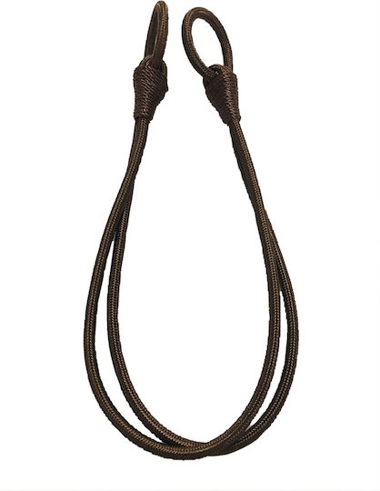 Grace Δέστρα Κορδόνι από Ύφασμα Καφέ