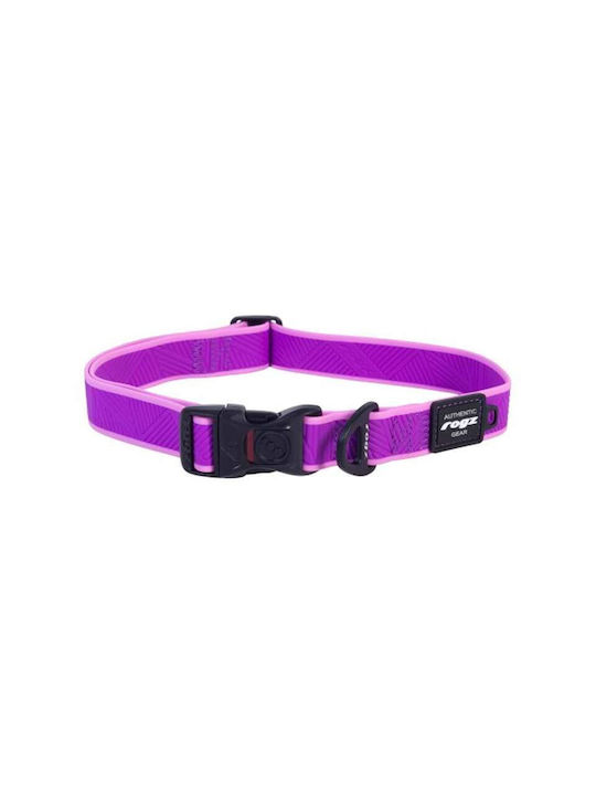 Zgarda Clasică Rogz Amphibian Mov Impermeabilă pentru Câini Mărime Medie