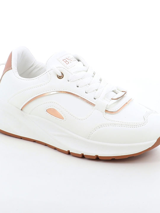 B-Soft Γυναικεία Sneakers Λευκά