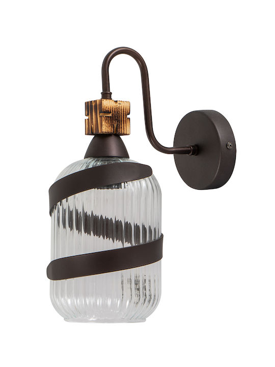 ARlight Leuchte Wand mit Fassung E27 Bronze