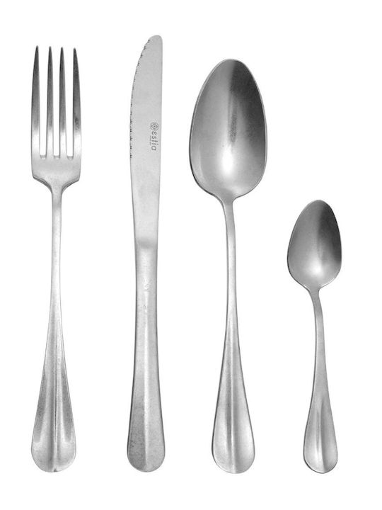 Estia Grace Classic Besteckset Edelstahl Silber 24Stück