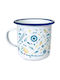 Enamel Mug Greek Me Up 360ml Greece Tct11310