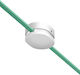 Ροζέτα Γιρλάντας Diy Οβάλ 2 Οπές Ξύλινη Filé Creative Cable 150024 Λευκό
