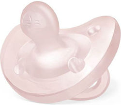 Chicco Soft Πιπίλα Σιλικόνης Ροζ για 0-6 μηνών