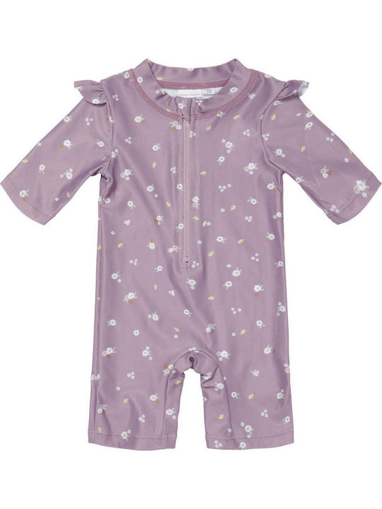 Little Dutch Kids Swimwear One-Piece Mauve Blossom