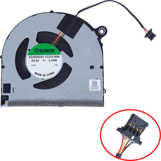Ανεμιστηράκι Laptop Cpu Cooling Fan Acer Travelmate P2 16 Tmp216-51 Tmp216-51g-51xk 24.b2an7.001 4pin Κωδ.81391
