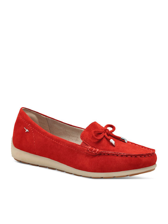 Tamaris Women's Moccasins in Red Color