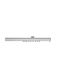 Grace One-Way Metallic Curtain Track Silver 200cm