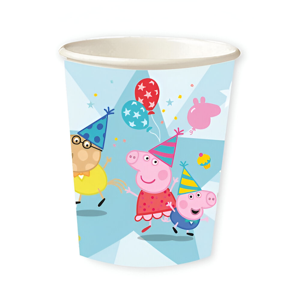 Peppa Pig Paper Cups 237 ml 8 pcs | Skroutz.mt