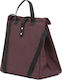 The Lunch Bags Lunchbags Σχολικό Ισοθερμικό Τσαντάκι Φαγητού Χειρός 8lt Μπορντό 26x19x28εκ.