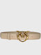 Love Berry H3 Leather Women's Belt Beige