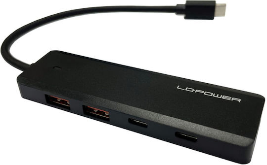LC-Power Hub 4 Θυρών USB 3.0 με σύνδεση USB-A