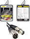 Andowl Cable XLR male - XLR female Μαύρο 5m (Q-HD995)