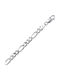Croma Catene Silver Chain Neck Thin Thickness 5.7mm and Length 70cm