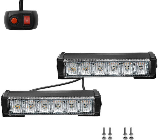 Автомобилен фар LED 12 / 24V 45см с Бял Осветление