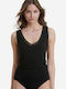 Women's Sleeveless T-Shirt Beige