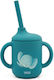 Sassi Junior Kleinkinderbecher aus Silikon Gray 120ml