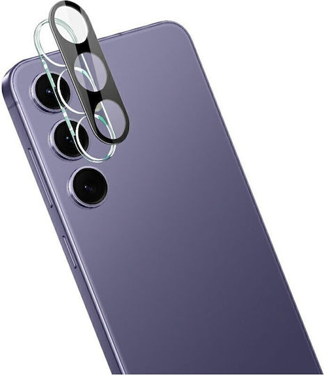Camera Protection Tempered Glass Black for the Samsung Galaxy S25 5G