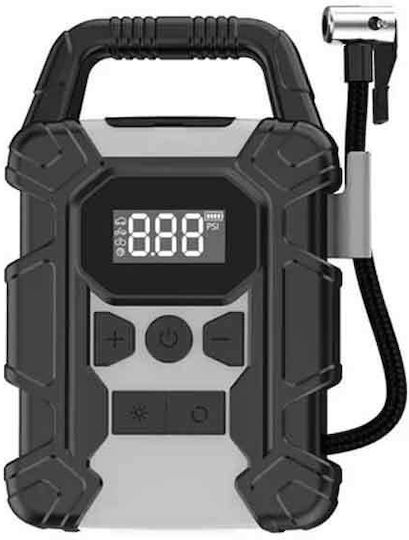 Andowl Τρόμπα Αυτοκινήτου Power Bank Inflatable Pump με Καλώδιο Αναπτήρα 12V