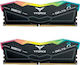TeamGroup T-Force Delta RGB DDR5 32GB RAM με 2x16GB Modules και Ταχύτητα 6000 για Desktop