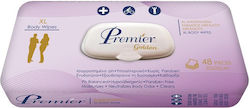 Mediform Premier Golden Body Wipes for Bedridden / Patients 48 Pieces
