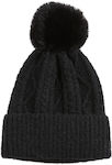 Verde Pom Pom Beanie Γυναικείος Σκούφος Πλεκτός...