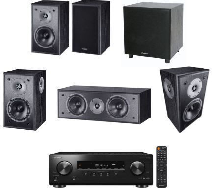 AvLink Σετ Ηχείων Home Cinema 5.1 Black HCB51.ECO.MID