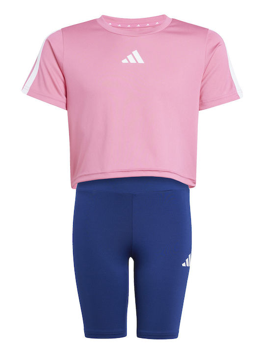 adidas Παιδικό Σετ με Σορτς Ροζ 2τμχ