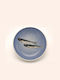 Handmade Ceramic Sardine Bowl 12cm