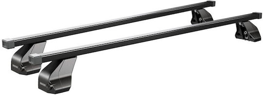 Menabo 130cm. pentru Citroen Săritor Nissan Notă 1994-2007 (Set cu picioare) Negre