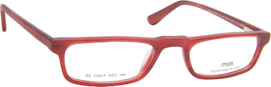 Max Se 7092/f Red Κοκκάλινος Σκελετός Κοκκινο