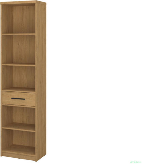 Bibliothek Pavi Braun 50x33.8x197.2cm
