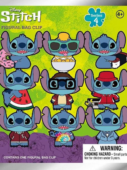 Disney Lilo & Stitch Series 4 Bag Clip Keychain Random Content