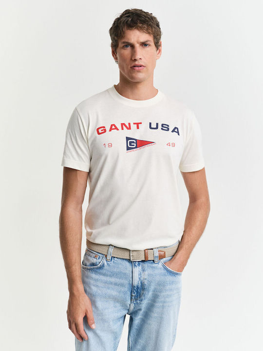 Gant Тениска Екрю