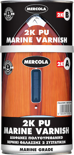 Mercola Lac de impregnare Poliuretan 2-Component - 2-component Incolor Strălucitor 1lt