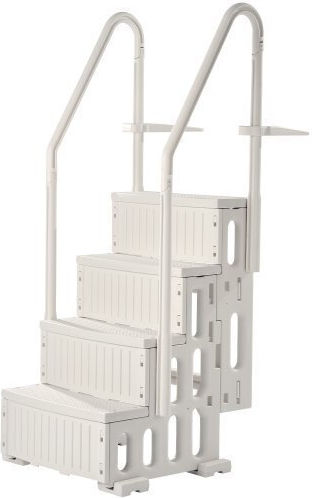 Scară Piscină 87.4x80.8x198.5 cm Albă