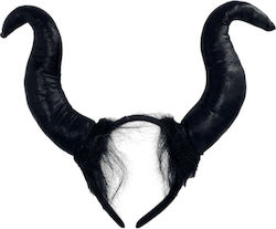 Witch Headband Black Horns
