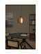Lucide Lightning Rollo Κρεμαστό Φωτιστικό Καφέ με Ντουί E27 40x40x150εκ.