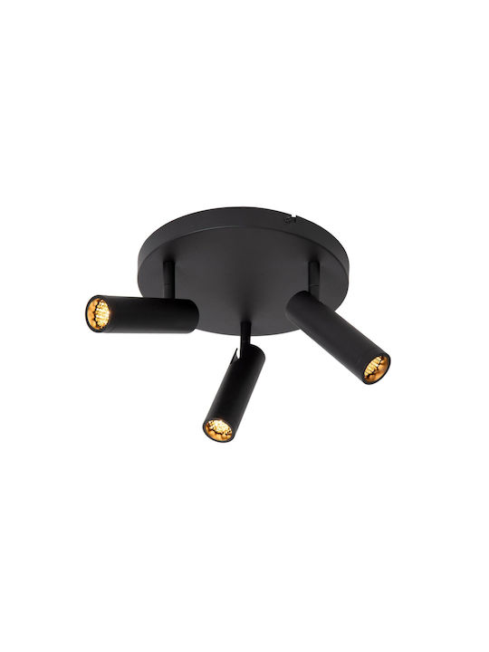 Lucide Lightning Grado Triple Spot with Socket ...